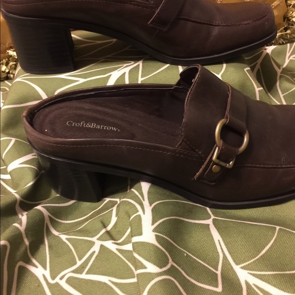 Craft & Barrow Brown Leather Ladies Shoe Sz6 - Picture 3 of 5